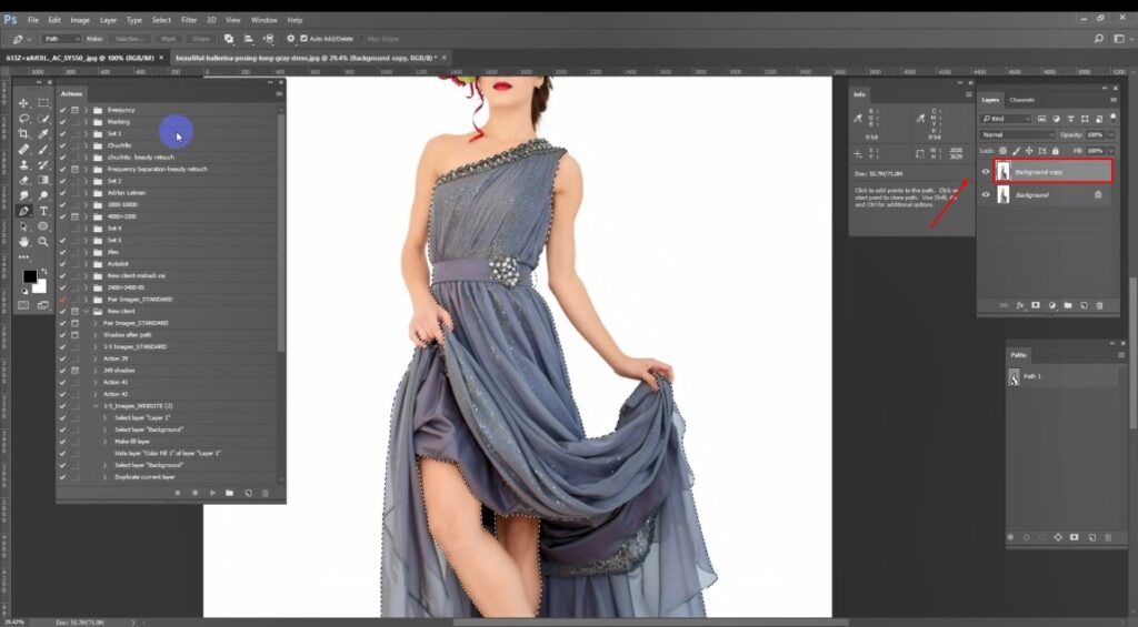 change dress in photoshop