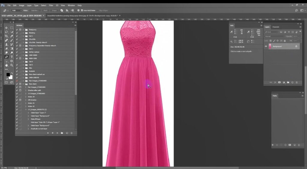 how to change the color of an outfit in photoshop