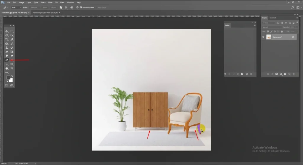 How to Change Furniture Color in Photoshop