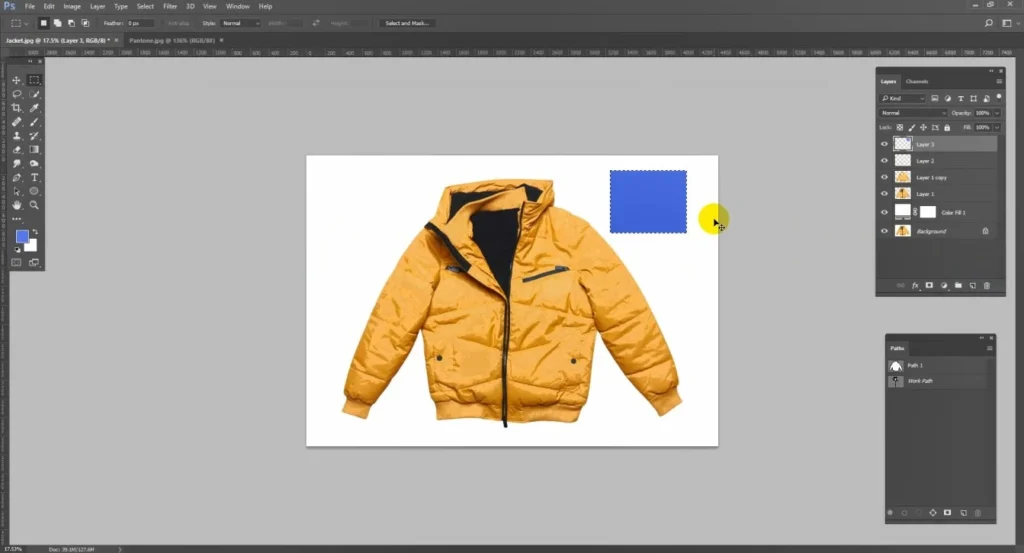 Jacket Color Changing Tutorial for Clothing Photography 8 how-to-change-jacket-colors-in-photoshop