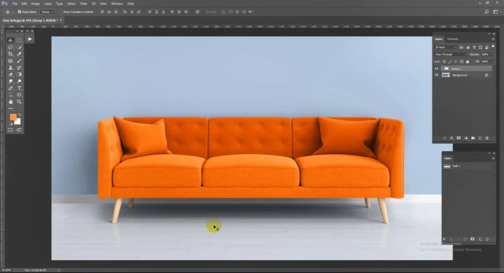 Change Sofa Color With Expert Color Adjustment Technique 8 change sofa colour in photoshop